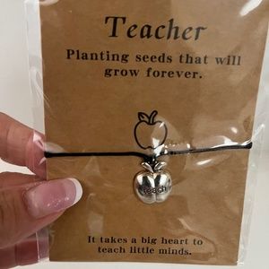 NEW Teacher APPLE BRACELET, NEW Teacher Bracelet, Apple bracelet NEW!